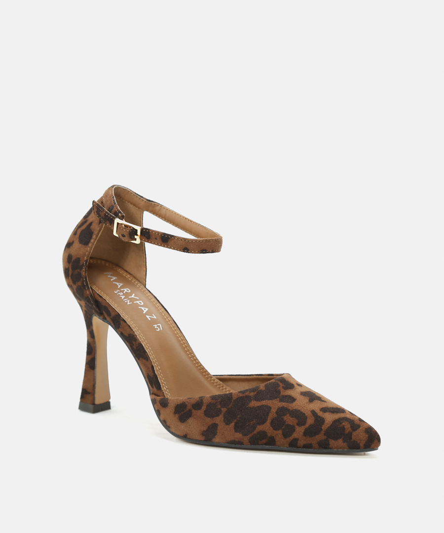 Zapatos tac&oacute;n animal print image number null